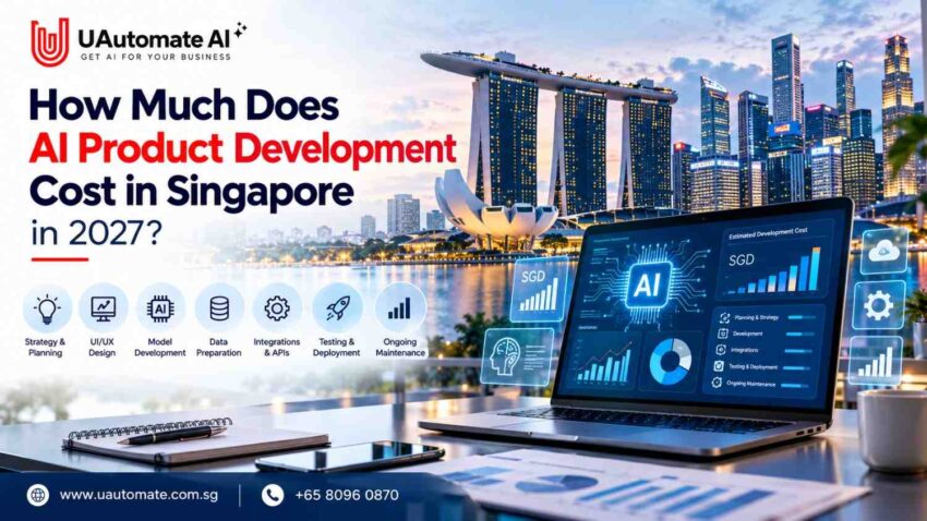 AI product development cost in Singapore 2027 with AI technology and business analytics